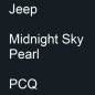 Preview: Jeep, Midnight Sky Pearl, PCQ.